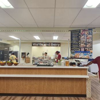 Waffle and Berry - Ordering counter, and prep center - Waffles Near Me - Honolulu, Hawaii