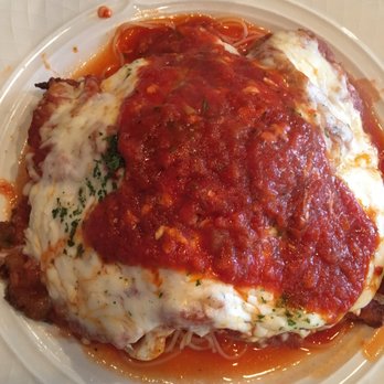 Broccolini - Veal parmigiana - Italian Near Me - Cooper City, Florida