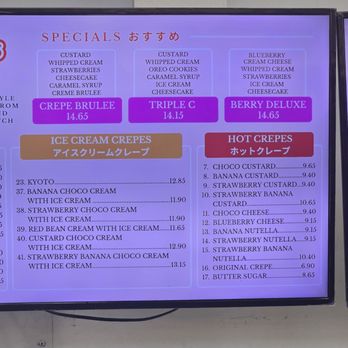 J Crepes & Cafe - 9/1/25 - Desserts Near Me - San Diego, California