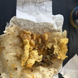 Twisters Burgers and Burritos - A burrito with no chile