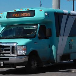 Island Metro - "Free Rides" means free rides. And it will NOT have a '70s bumper sticker saying "Gas, grass, @ss ... nobody rides for free."