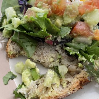 Cafe Peanut - Tiny avocado toast that had ZERO actual avocado!!! - Coffee & Tea Near Me - Jersey City, New Jersey