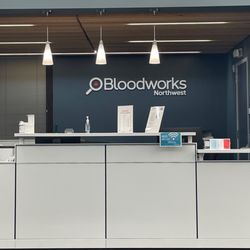 Bloodworks Northwest Renton Donor Center - Clean & Bright lobby