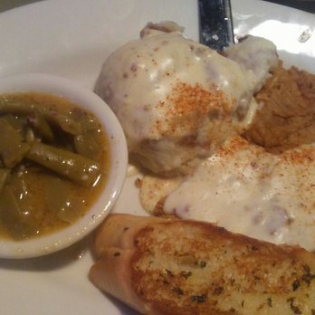 Razzoo's Cajun Cafe - Chicken Fried Chicken with green beans and red skin Mashed potatoes - Seafood Near Me - Pasadena, Texas Razzoo's Cajun Cafe - Chicken Fried Chicken with green beans and red skin Mashed potatoes - Seafood Near Me - Pasadena, Texas