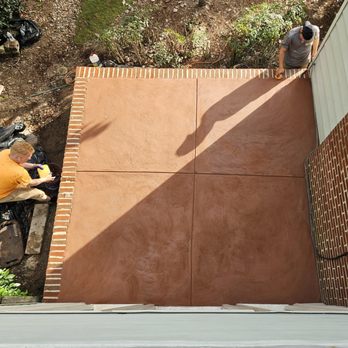 Competitive Masonry and Services - This patio was a mess!  Dennis made it fabulous! - Masonry/Concrete Near Me