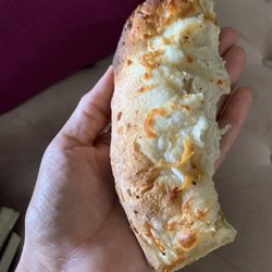 Unfortunately huge amounts of puffy crust.