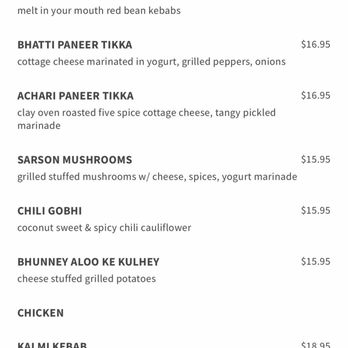 Bhatti Indian Grill - Menu - Indian Near Me - New York, New York