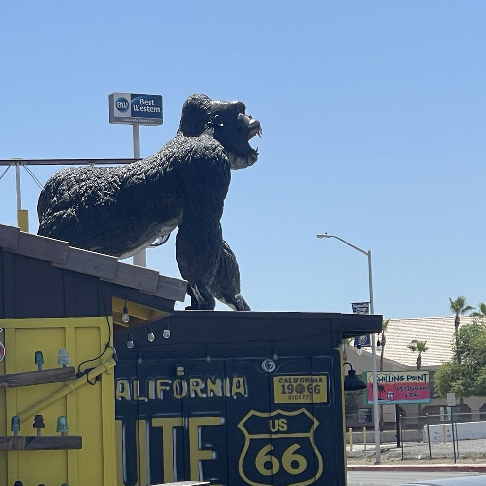 Wagon Wheel Restaurant - There's gotta be something special about a place that has a gorilla out front - American Near Me - Needles, California Wagon Wheel Restaurant - There's gotta be something special about a place that has a gorilla out front - American Near Me - Needles, California