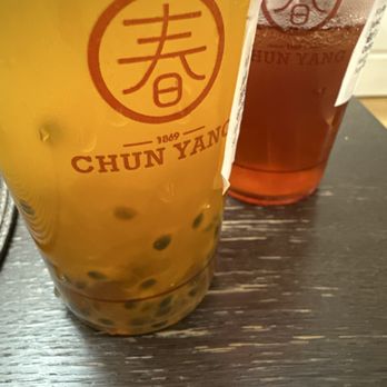 Chun Yang Tea - Passion Fruit green tea, Raspberry Oolong Tea, Lemon Green Tea - Bubble Tea Near Me - Sunnyvale, California