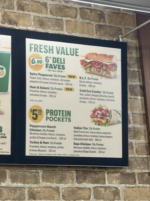 Menu photo 2 Subway Honolulu, HI Menu photo 2 Subway Honolulu, HI