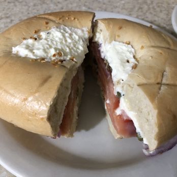 Stuff A Bagel - My favorite, "Lox Deluxe". OMG, it is so good! - Bagels Near Me - Fort Myers, Florida Stuff A Bagel - My favorite, "Lox Deluxe". OMG, it is so good! - Bagels Near Me - Fort Myers, Florida