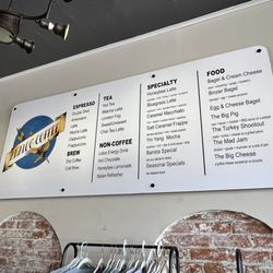 Analog coffee - Menu