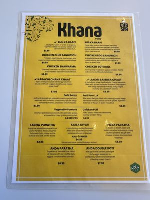 Menu photo 6 Cha Sha & Coffee Columbus, OH