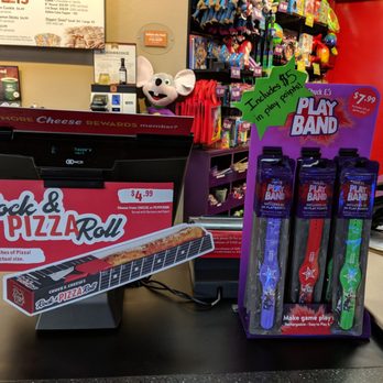 Chuck E. Cheese - a display of rock and pizza roll - Pizza Near Me - Dearborn, Michigan