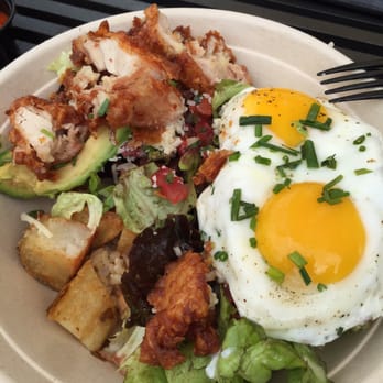 Coffee Commissary - Fried chicken burrito bowl - Coffee & Tea Near Me - Burbank, California