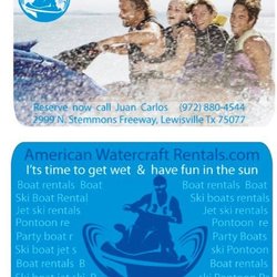American Water Craft Rentals - Lake lewisville boat rentals