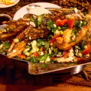 Thai Orchid - Striped bass served as "red snapper." - Thai Near Me - Orangeburg, South Carolina Thai Orchid - Striped bass served as "red snapper." - Thai Near Me - Orangeburg, South Carolina