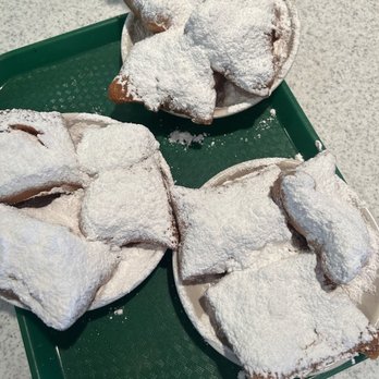 Cafe Du Monde - Three piles of deliciousness! - Coffee & Tea Near Me - New Orleans, Louisiana Cafe Du Monde - Three piles of deliciousness! - Coffee & Tea Near Me - New Orleans, Louisiana