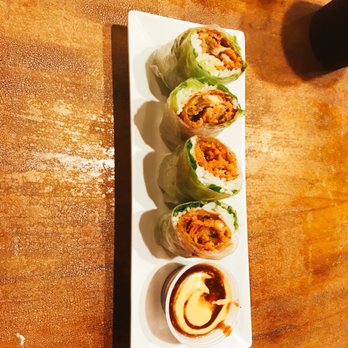 Wrap & Roll - Chicken spregg rolls. Amazing!!! The crunchiness of the egg roll plus the soft chewiness from the spring roll is legendary. - Asian Fusion Near Me - Pearland, Texas Wrap & Roll - Chicken spregg rolls. Amazing!!! The crunchiness of the egg roll plus the soft chewiness from the spring roll is legendary. - Asian Fusion Near Me - Pearland, Texas