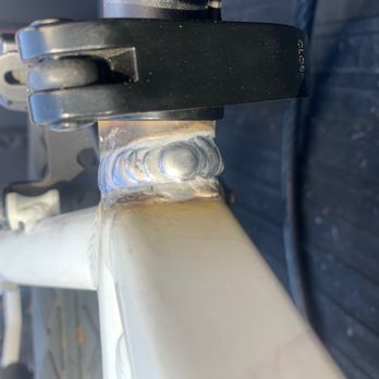 Jaytech Welding & Fabrication - New seat tube weld - Metal Fabricators Near Me - Los Angeles, California Jaytech Welding & Fabrication - New seat tube weld - Metal Fabricators Near Me - Los Angeles, California