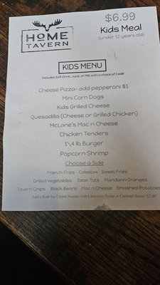 Menu photo 1 Home Tavern Marietta, GA