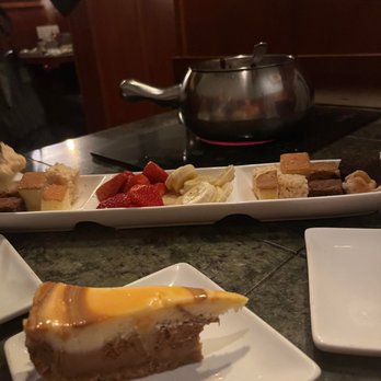 The Melting Pot - Dark Chocolate Fondue with YUMMY treats! - Fondue Near Me - Columbus, Ohio