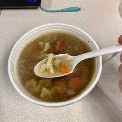 Cafe Calvin - Chicken noodle soup (homemade)