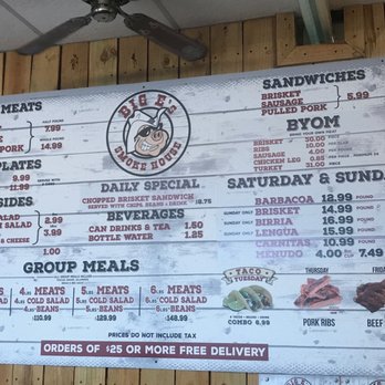 Big E`s Smokehouse Logo