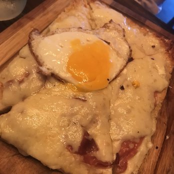 Brick & Barrel Gastropub - Croque madame pizza. Really good! - Whiskey Bars Near Me - Jupiter, Florida Brick & Barrel Gastropub - Croque madame pizza. Really good! - Whiskey Bars Near Me - Jupiter, Florida