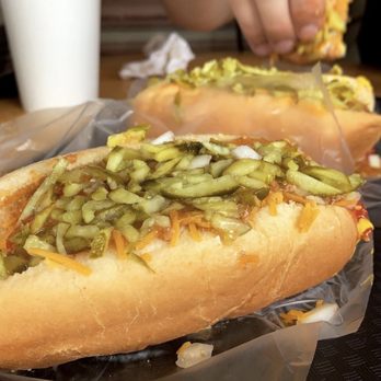 Yesterdog - a person taking a bite of a hot dog - Hot Dogs Near Me - Grand Rapids, Michigan Yesterdog - a person taking a bite of a hot dog - Hot Dogs Near Me - Grand Rapids, Michigan