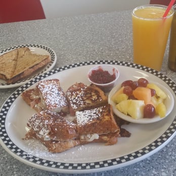 Vickery Cafe - Monte Cristo w/ a side of fruit - American Near Me - Fort Worth, Texas Vickery Cafe - Monte Cristo w/ a side of fruit - American Near Me - Fort Worth, Texas