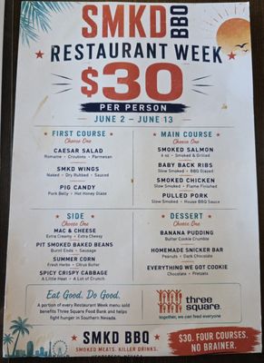 Menu photo 3 SMKD BBQ Henderson, NV Menu photo 3 SMKD BBQ Henderson, NV