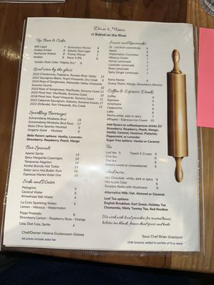Menu photo 4 Baked on the River Guerneville, CA