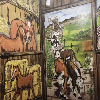 Cowboy Cafe - The bathroom. It was kinda gross, but also adorable. - Breakfast & Brunch Near Me - Roswell, New Mexico