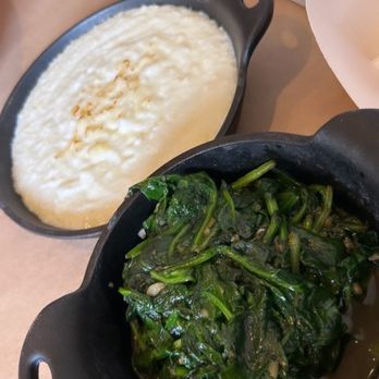 Claw Daddy's - Sauteed Spinach Cheese Grits - Cajun/Creole Near Me - Brooklyn, New York