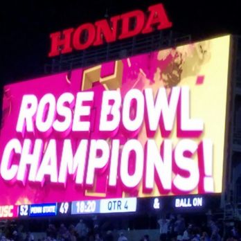 Rose Bowl Stadium - Victory in improbable fashion for Trojan Nation. - Stadiums & Arenas Near Me - Pasadena, California
