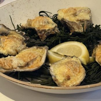 Restaurant R'evolution - Oysters On The Half Shell R'evolution Style (gf) - Cajun/Creole Near Me - New Orleans, Louisiana Restaurant R'evolution - Oysters On The Half Shell R'evolution Style (gf) - Cajun/Creole Near Me - New Orleans, Louisiana