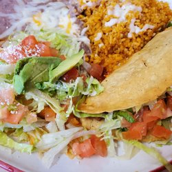 Alondras Restaurant - Hard shell tacos and enchilada