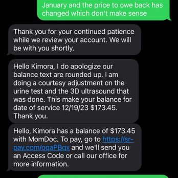 MomDoc - Screenshots of them repeatedly changing the price - Obstetricians & Gynecologists Near Me - Chandler, Arizona MomDoc - Screenshots of them repeatedly changing the price - Obstetricians & Gynecologists Near Me - Chandler, Arizona