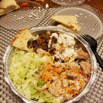 The Halal Guys - Take out combo without tomatoes - Halal Near Me - Springfield, Virginia The Halal Guys - Take out combo without tomatoes - Halal Near Me - Springfield, Virginia