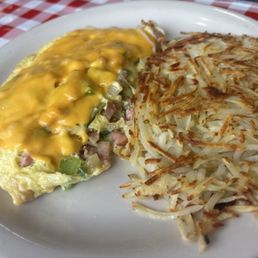 Denver omelette with hash browns