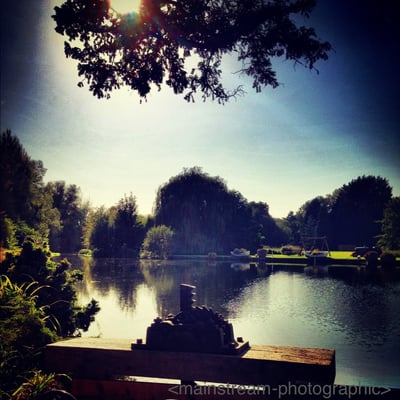 Photo of The Mill House - North Warnborough, HAM, GB. Sunny day at the millhouse