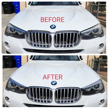 S.D. Mobile Shine Auto Detailing - Before/After with the headlight restoration only the X3 - Auto Detailing Near Me S.D. Mobile Shine Auto Detailing - Before/After with the headlight restoration only the X3 - Auto Detailing Near Me