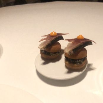 Alo Restaurant - Mackerel Canapés - Bars Near Me - Toronto, Ontario Alo Restaurant - Mackerel Canapés - Bars Near Me - Toronto, Ontario