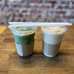 Uh La La Organic Coffee & Tea - Strawberry matcha and blended mazapan