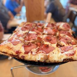 Sourdough Willy’s Pizzeria - Meat lovers Sicilian pizza