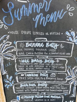 Menu photo 1 Betty Lou Coffee New Braunfels, TX