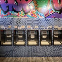 Hop Yo - Make your own at Hop-Yo: 6 soft serve machines offering 18 different flavor options and over 40 different toppings