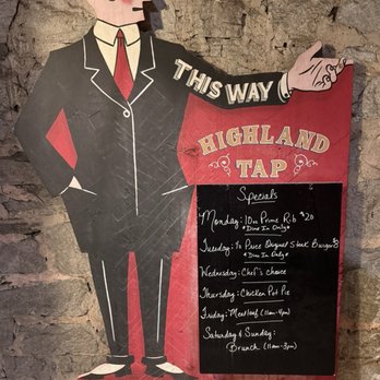 Highland Tap - This way to the Highland Tap - Steakhouses Near Me - Atlanta, Georgia