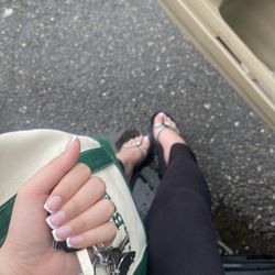 Kenny Nails - Acrylic gel manicure with french tips